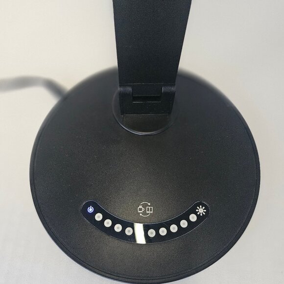 Real Space LED Desk Lamp With USB Port 158 H Black Finish Like New - Picture 5 of 12